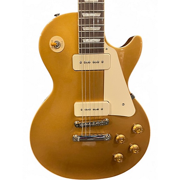 Used 2024 Gibson Les Paul Standard '50s P-90 Gold Solid Body Electric Guitar