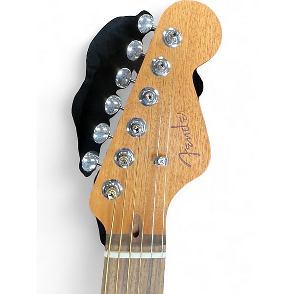 Used Fender HIGHWAY DREADNOUGHT Natural Acoustic Electric Guitar