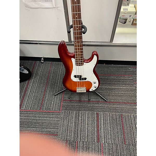 Used Samick Bass 2 Color Sunburst Electric Bass Guitar