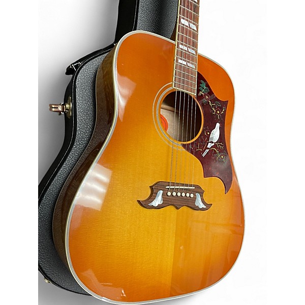 Used 2016 Gibson Dove Honey Burst Acoustic Electric Guitar