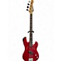 Used Stinger SBX Wine Red Electric Bass Guitar thumbnail
