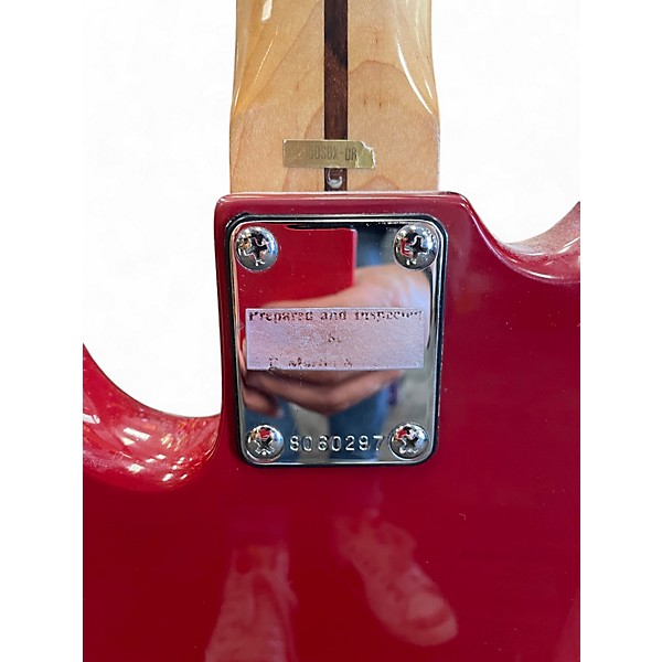 Used Stinger SBX Wine Red Electric Bass Guitar