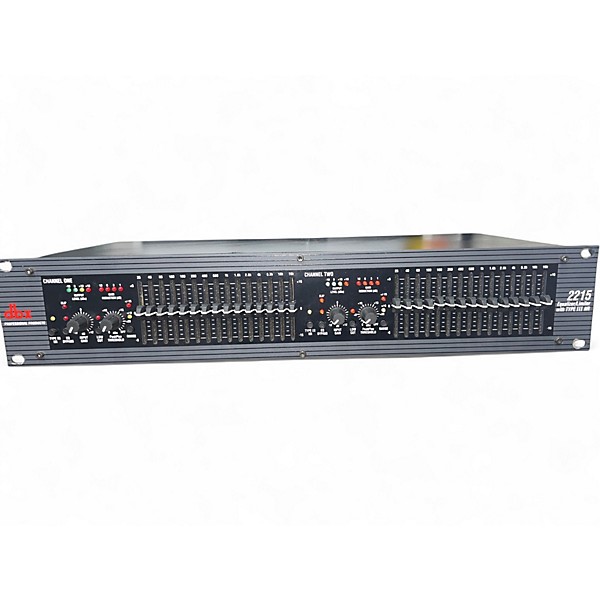 Used dbx 2215 Dual-Channel 15-Band Equalizer
