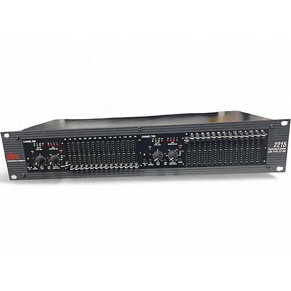 Used dbx 2215 Dual-Channel 15-Band Equalizer