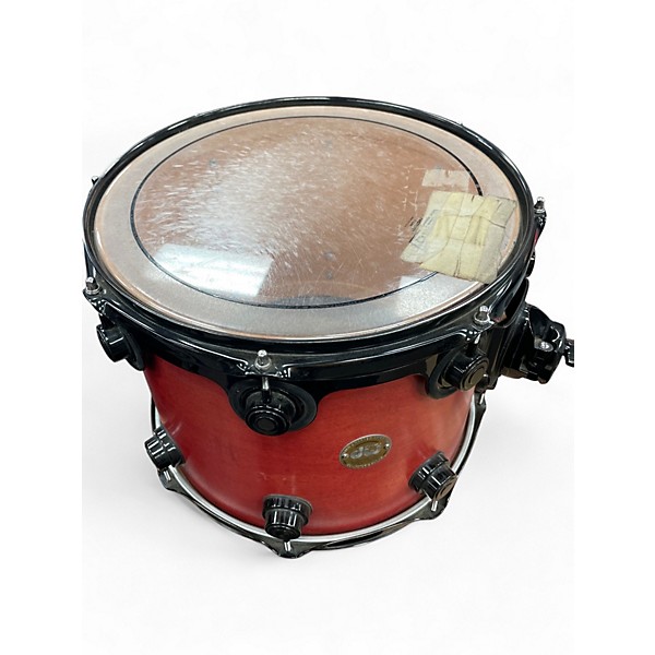 Used DW 5 Piece Collector's Series Satin Red Drum Kit