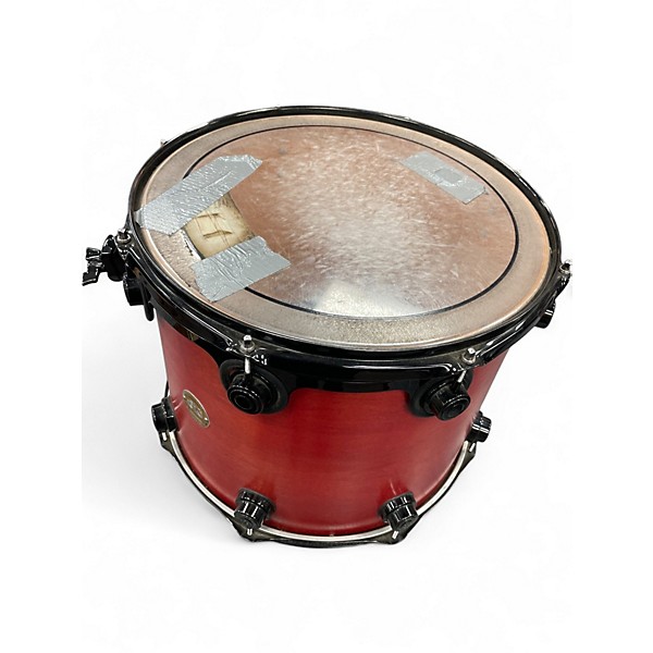 Used DW 5 Piece Collector's Series Satin Red Drum Kit