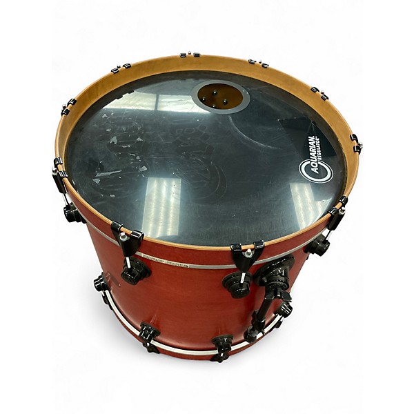 Used DW 5 Piece Collector's Series Satin Red Drum Kit