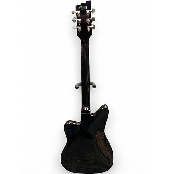 Used Duesenberg Paloma Black Sparkle Solid Body Electric Guitar