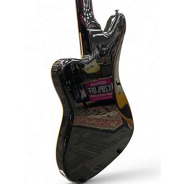 Used Duesenberg Paloma Black Sparkle Solid Body Electric Guitar