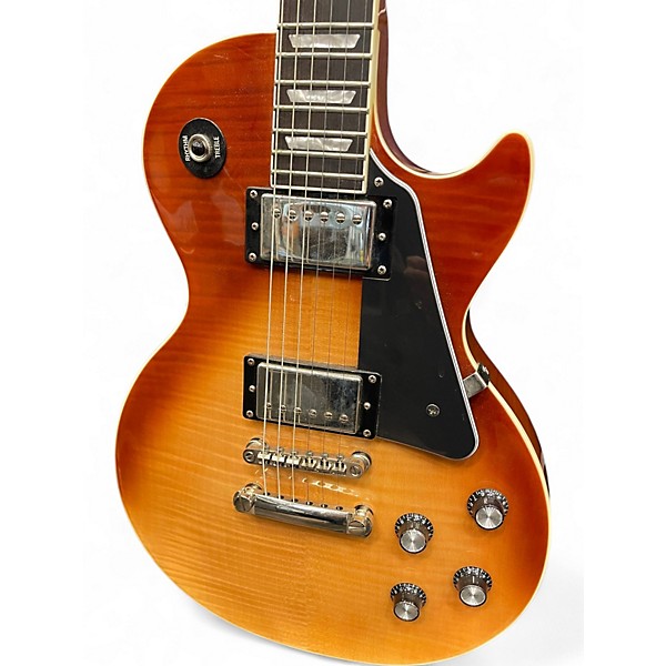 Used Epiphone LES PAUL MODERN FIGURUED ELECTRIC GUITAR CAFE LATTE FADE Solid Body Electric Guitar