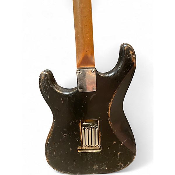 Vintage 1962 Fender Stratocaster Refin Black Solid Body Electric Guitar