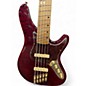 Used Kiesel JB5M crimson red Electric Bass Guitar