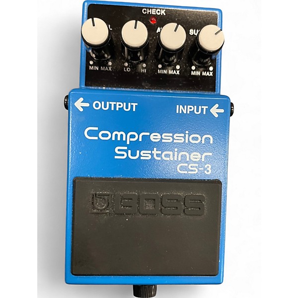 Used BOSS CS3 Compressor Sustainer Effect Pedal