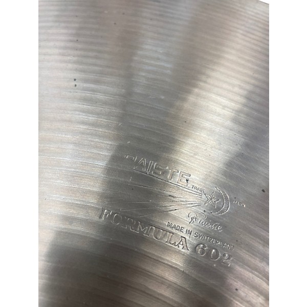Used Paiste 20in Formula 602 Medium Ride Cymbal