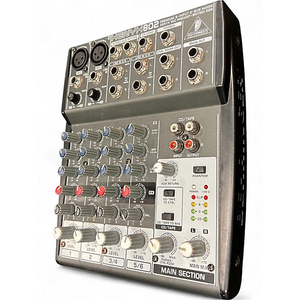Used Behringer XENYX802 Powered Mixer