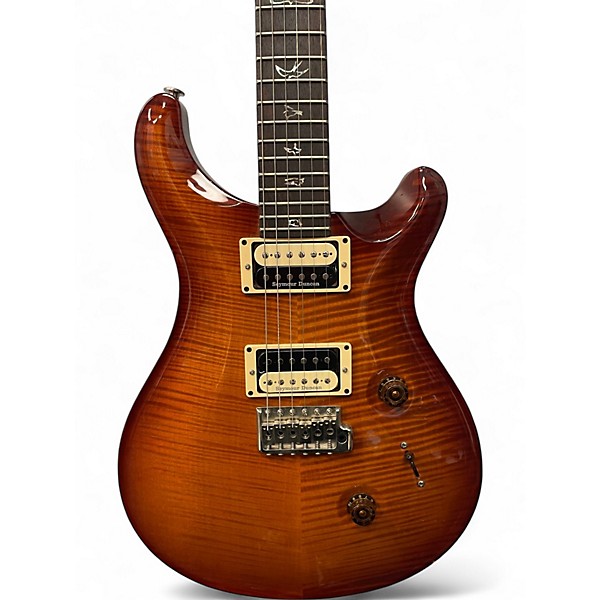 Used PRS Custom 24 10 Top 2 Tone Sunburst Solid Body Electric Guitar