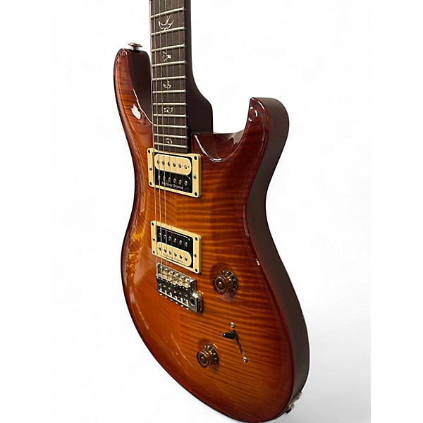 Used PRS Custom 24 10 Top 2 Tone Sunburst Solid Body Electric Guitar