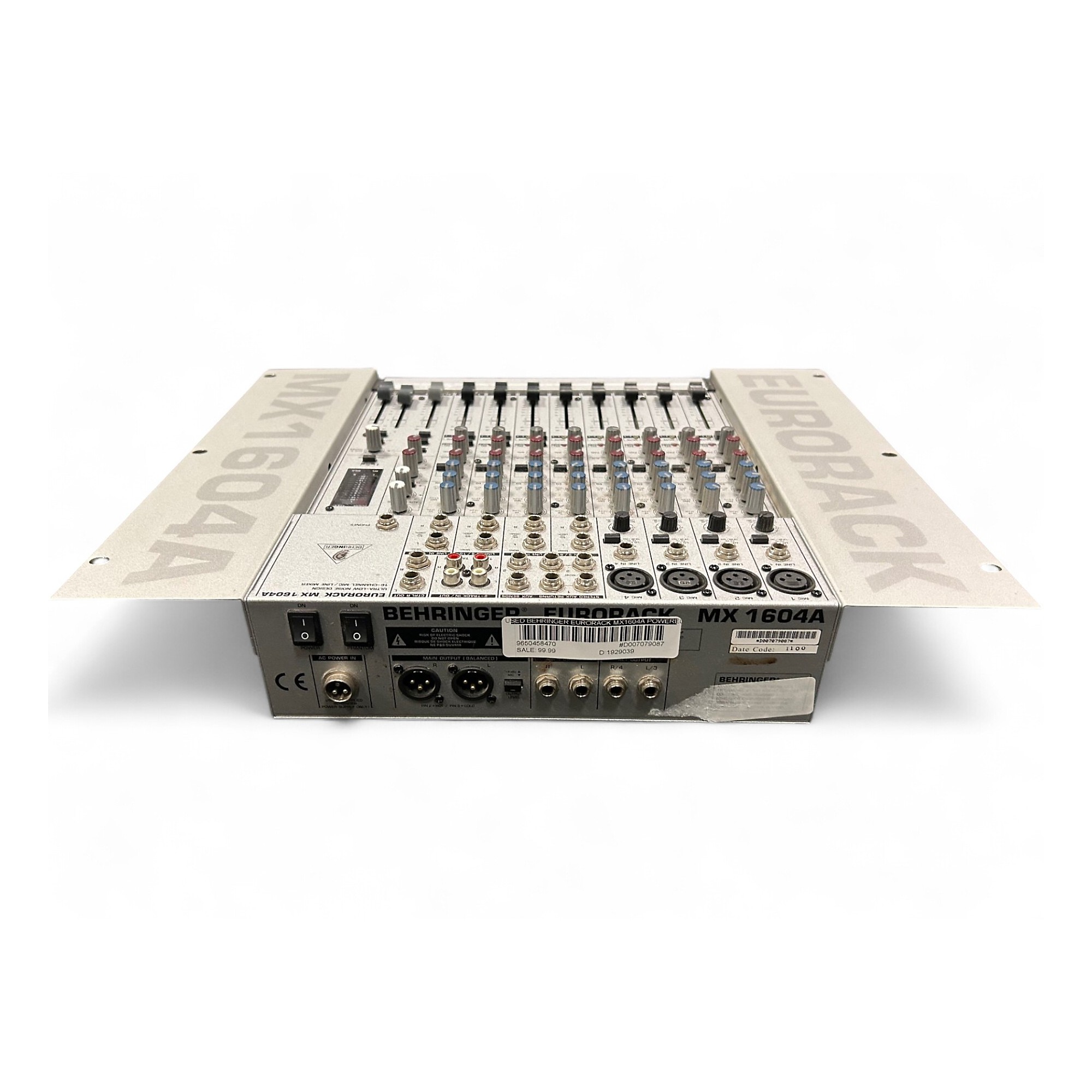 BEHRINGER EURORACK ミキサーMX1604A Used Behringer Eurorack mx1604a Powered Mixer | Guitar Center