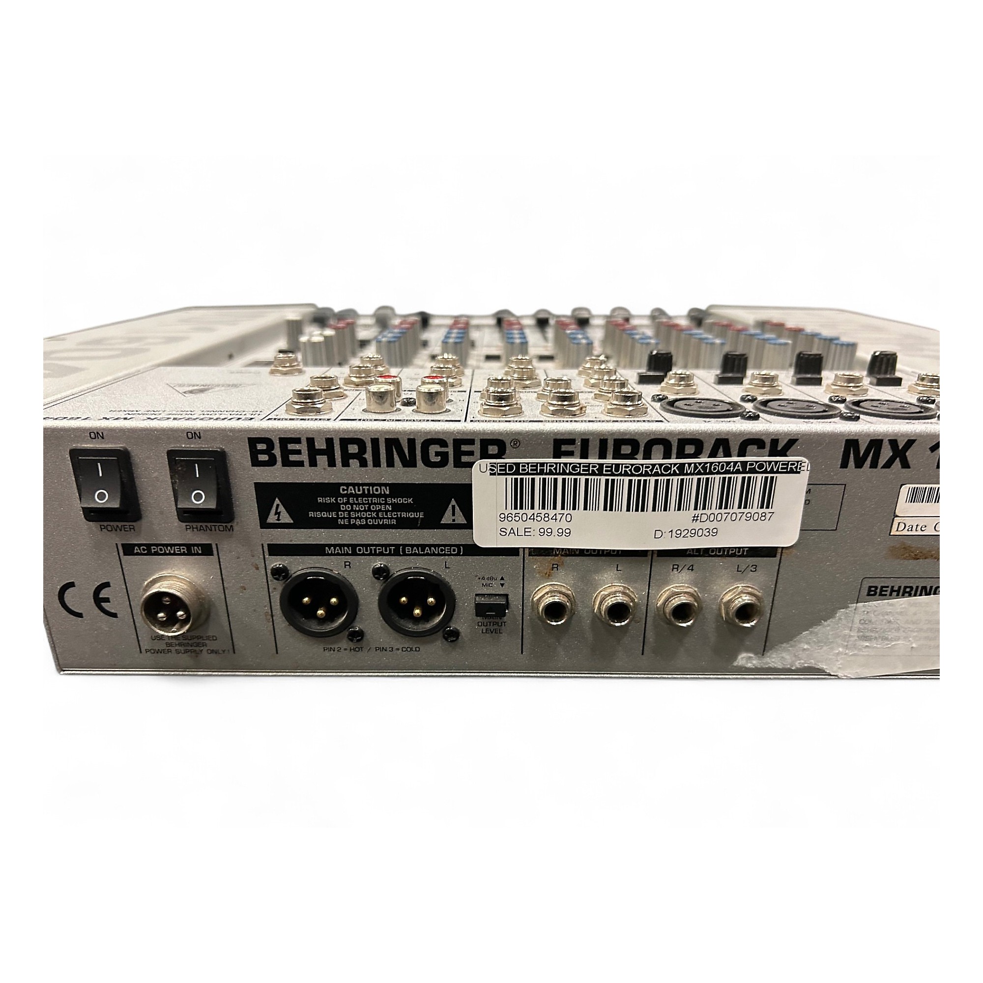 BEHRINGER EURORACK ミキサーMX1604A Amazon.com: Behringer Eurorack MX1604A : Musical Instruments