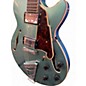 Used D'Angelico Premier Series DC Ocean Blue Hollow Body Electric Guitar