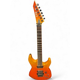 Used Ltd M400 Orange Solid Body Electric Guitar