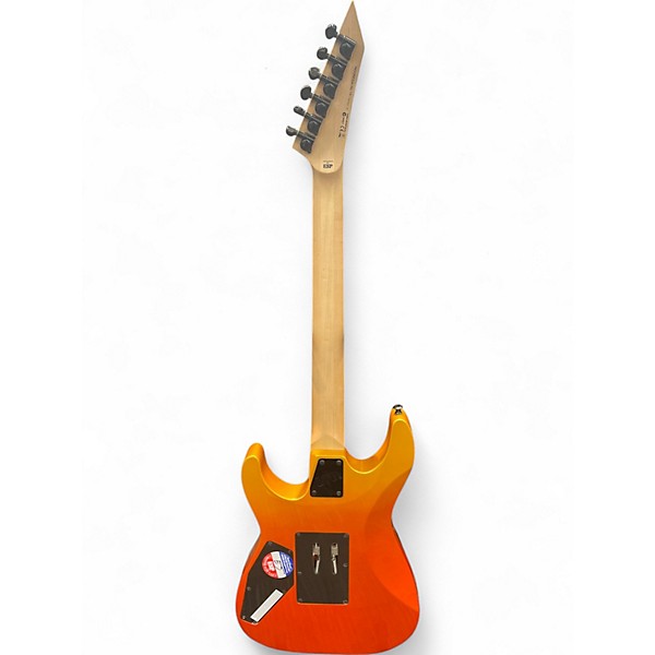 Used Ltd M400 Orange Solid Body Electric Guitar
