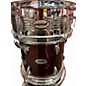 Used Pulse 5 Piece drums Candy Apple Red Drum Kit