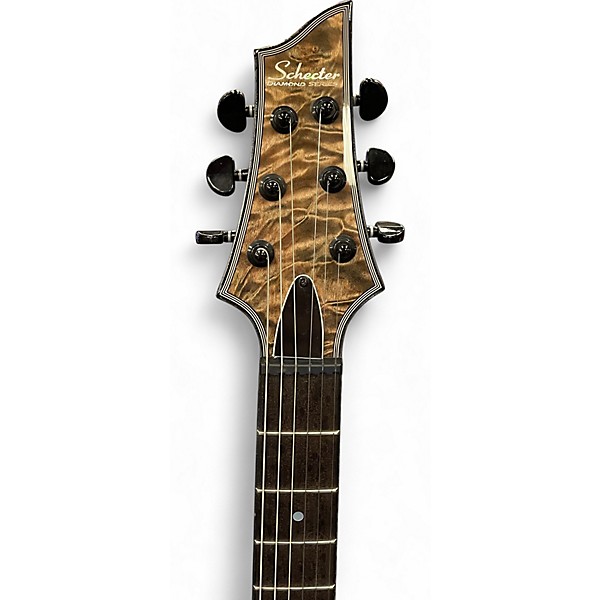 Used Schecter Guitar Research C1 Diamond Series Snow Leopard Solid Body Electric Guitar