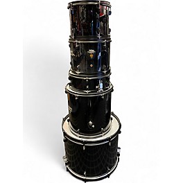 Used Stagg 5 Piece 5 PIECE Black Drum Kit