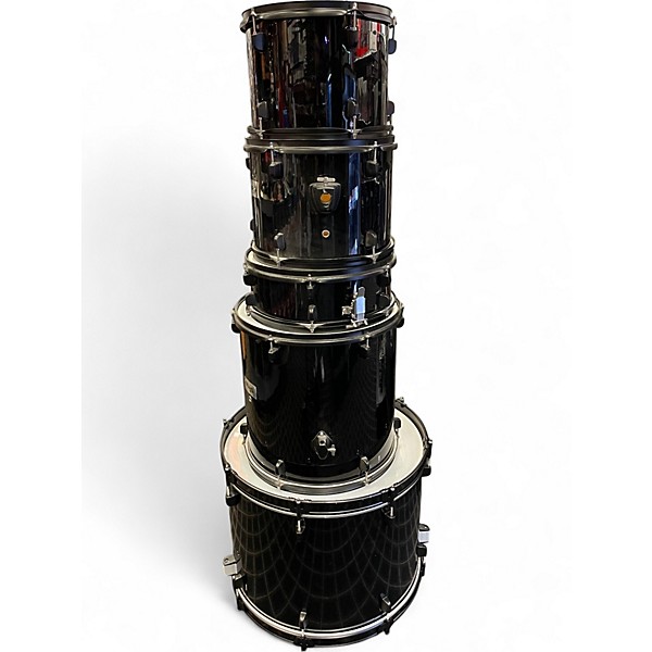 Used Stagg 5 Piece 5 PIECE Black Drum Kit