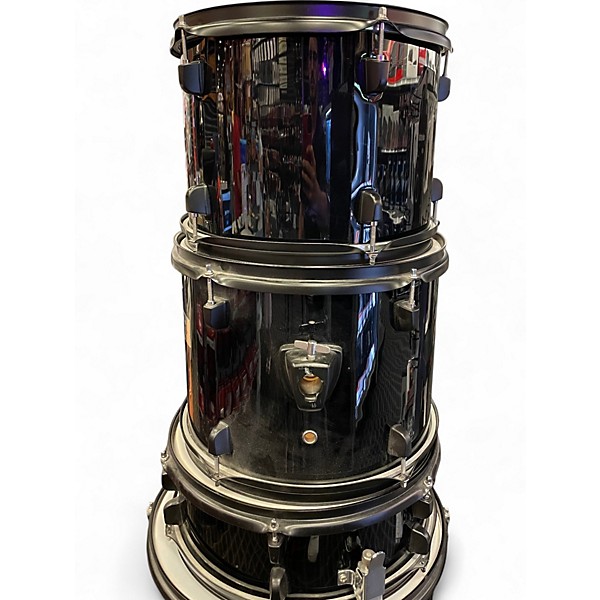 Used Stagg 5 Piece 5 PIECE Black Drum Kit