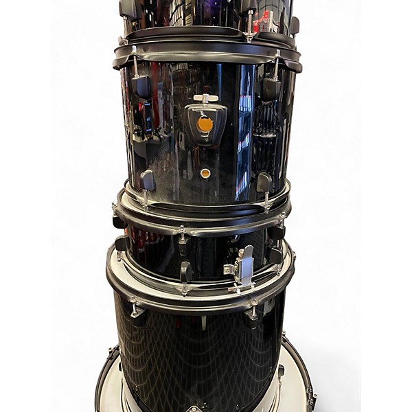 Used Stagg 5 Piece 5 PIECE Black Drum Kit