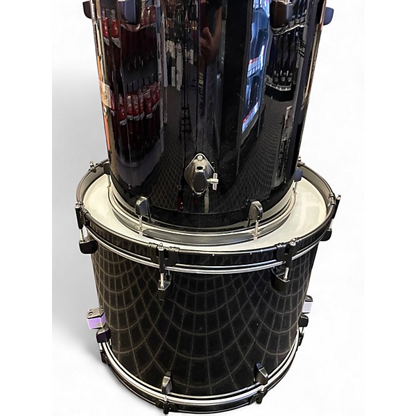 Used Stagg 5 Piece 5 PIECE Black Drum Kit
