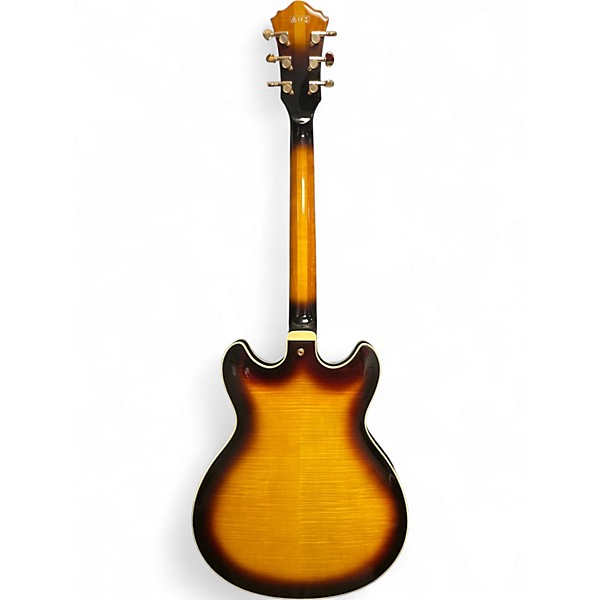 Used Ibanez AS153 2 Color Sunburst Hollow Body Electric Guitar