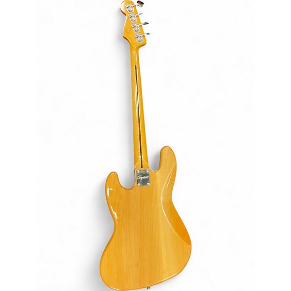 Used Squier Classic Vibe 70s Jazz Bass Natural Electric Bass Guitar