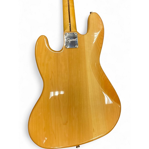 Used Squier Classic Vibe 70s Jazz Bass Natural Electric Bass Guitar