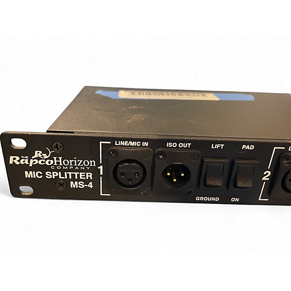 Used Rapcohorizon MIC SPLITTER MS-4 Microphone Preamp