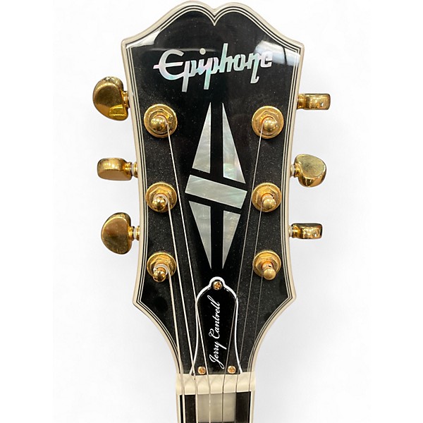 Used Epiphone JERRY CANTRELL "WINO" LES PAUL CUSTOM Wine Red Solid Body Electric Guitar