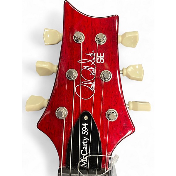 Used PRS SE Singlecut McCarty 594 VINTAGE CHERRY Solid Body Electric Guitar