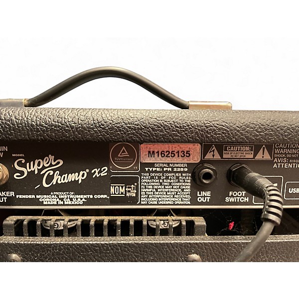 Used Fender Super Champ X2 15W 1x10 Tube Guitar Combo Amp