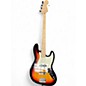 Used Squier Affinity Jazz Bass 3 Tone Sunburst Electric Bass Guitar thumbnail