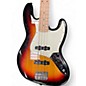 Used Squier Affinity Jazz Bass 3 Tone Sunburst Electric Bass Guitar