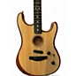Used Fender American Acoustasonic Stratocaster Natural Acoustic Electric Guitar