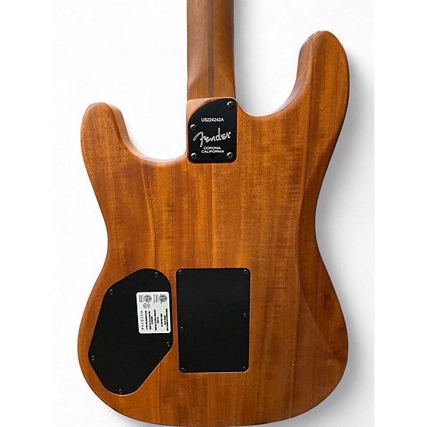 Used Fender American Acoustasonic Stratocaster Natural Acoustic Electric Guitar