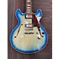 Used 2022 D'Angelico DAPDCXTBBCS Blue Burst Hollow Body Electric Guitar