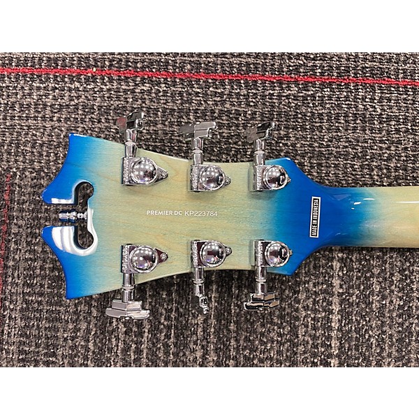 Used 2022 D'Angelico DAPDCXTBBCS Blue Burst Hollow Body Electric Guitar