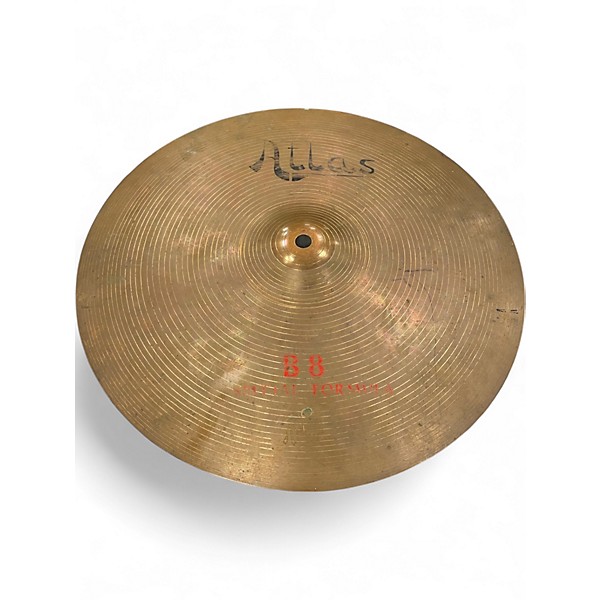 Vintage 1970s Atlas Sound 14in B8 Hi Hats Cymbal