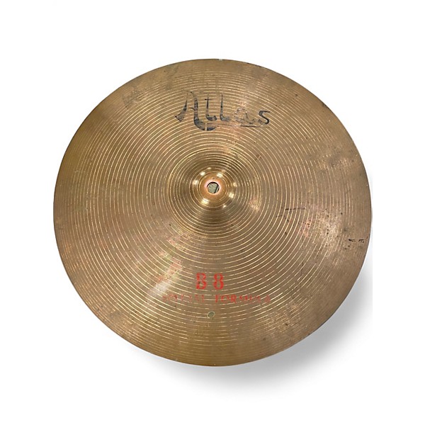 Vintage 1970s Atlas Sound 14in B8 Hi Hats Cymbal