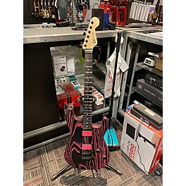 Used Charvel Pro Mod San Dimas HH HT ZEBRA PINK Solid Body Electric Guitar