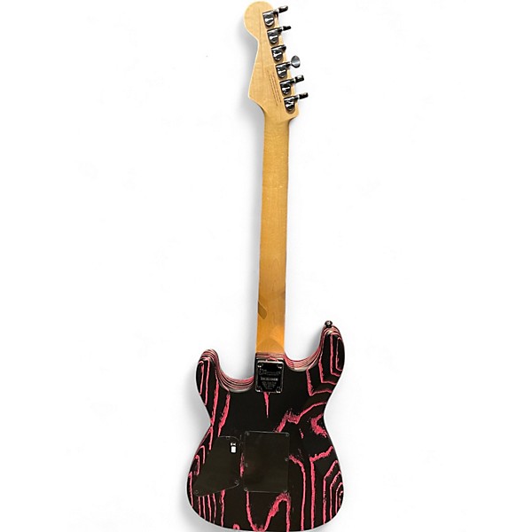 Used Charvel Pro Mod San Dimas HH HT ZEBRA PINK Solid Body Electric Guitar